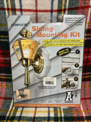 #ad #ad New Arlington 8151 6.8 Cu In Siding Mounting Kit With Electrical Box $26.99