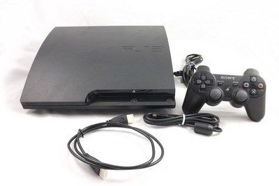 Sony PlayStation 3 Slim Konsole 160 GB Schwarz PS3 + Orig. Controller - GUT