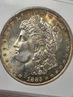 1885 O $1 Morgan Dollar ANACS MS63 Soapbox Toned #PG4522