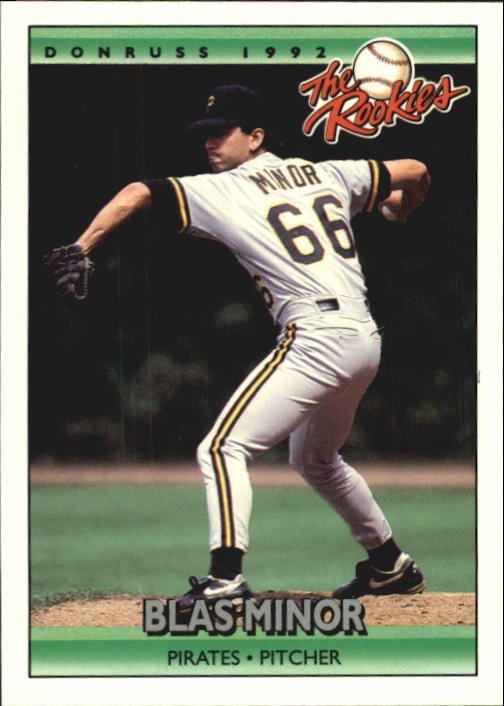 1992 Donruss Rookies #81 Blas Minor - BB