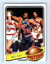 M.L. Carr Detroit Pistons 1979 Topps #107