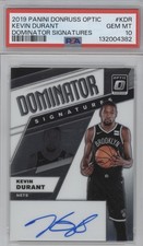Kevin Durant 2019-20 Panini Donruss Optic Dominator Signatures #DS-KDR 065/99