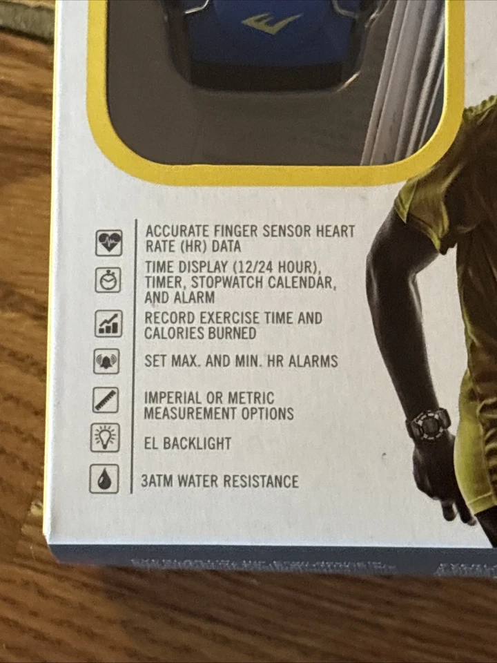 EVERLAST HR1 - Reloj Deportivo y Rastreador de Actividad NUEVO en Caja con Instrucciones Foto 2 de 3