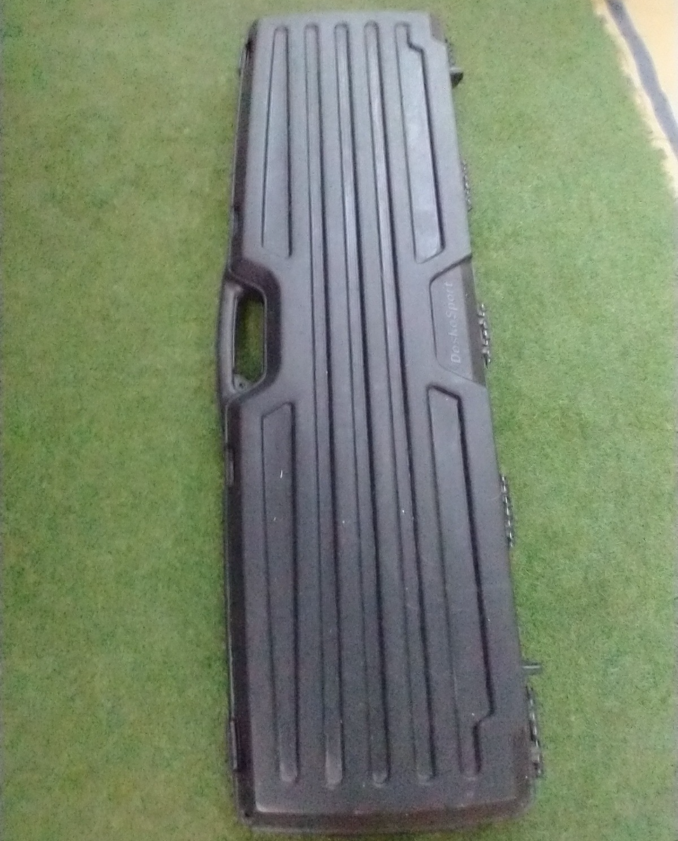 新品未使用　ガンケース 実銃用 dosko SPORT　メイドイン USA DOSKO SPORT DUAL TRAVEL GUN STORAGE CASE HARD PLASTIC GUN HUNTING