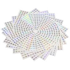 10 Sheets Round Number Stickers 1-300 - Self-Adhesive Labels for Storage