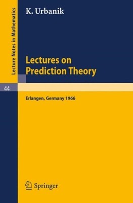 Rosenmller - Lectures on Prediction Theory   Delivered at the Univers - X555z