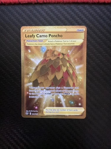 Leafy Camo Poncho 214/195 SWSH12: Silver Tempest Secret Rare - NM