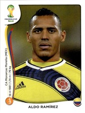 2014 Panini FIFA World Cup Brazil Sticker Aldo Ramirez Colombia #192