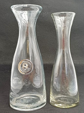 MISURE DA VINO/DECANTER VETRO ANTICO - COPPIA