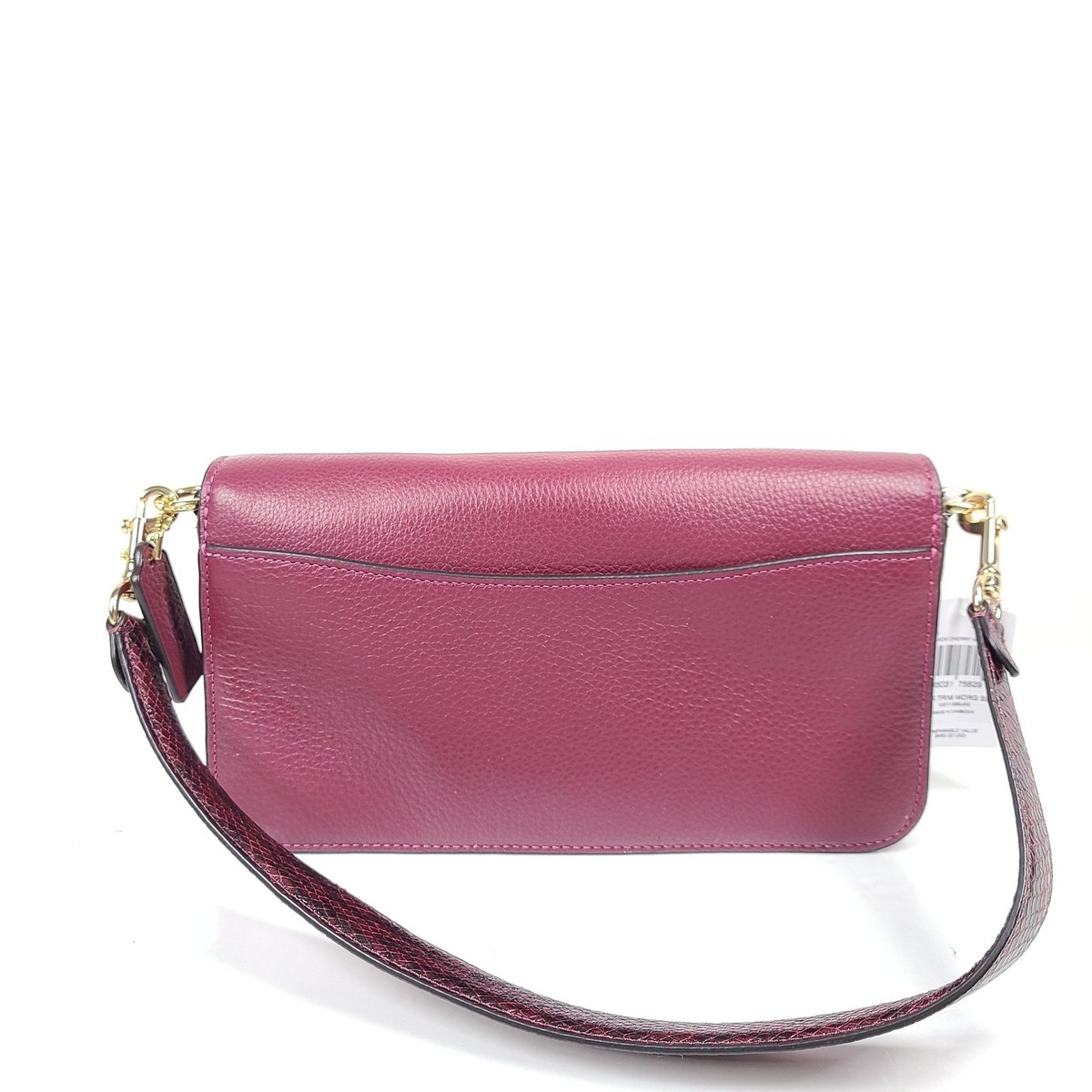 Coach Morgan Shoulder Crossbody Bag CE561 Snake-Embossed Pebble