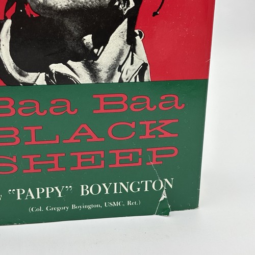 Baa Baa Black Sheep by Col. "Pappy" Boyington - 17th Printing HC/DJ 1958 SIGNED - Picture 5 of 8