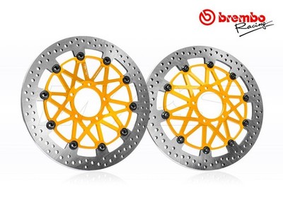 BREMBO BRAKE DISCS SUPERSPORT 320 FOR DUCATI 950 HYPERMOTARD / RVE / SP 2019-24