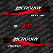 Replacement Decal Set fits Mercury 4 / 4hp Outboard (1999–2004) – Choose Design