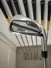 Titleist T100 Irons 3-PW Dynamic Gold S300 Stiff Shafts Multi Compound Grips