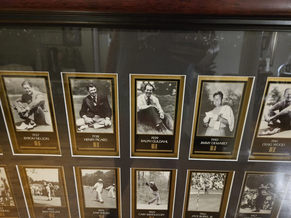 Colección Champions of Golf Masters enmarcada profesionalmente  Foto 3 de 4