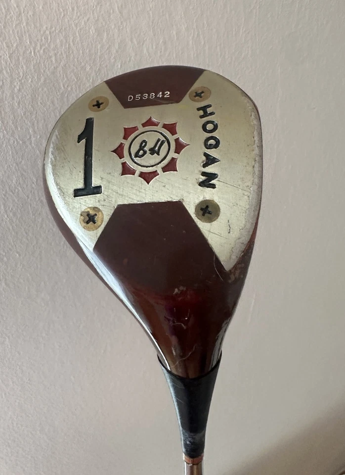 Vintage Hogan Driver  + Niblick Wood 26 ° + Spalding Holz 5 - Golf - Bild 3 von 4