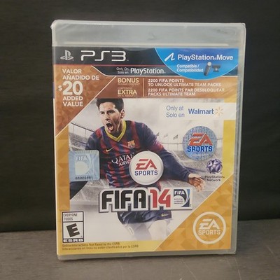 SEALED EA Sports FIFA 14 PlayStation 3 PS3 Game Walmart Exclusive NEW Messi