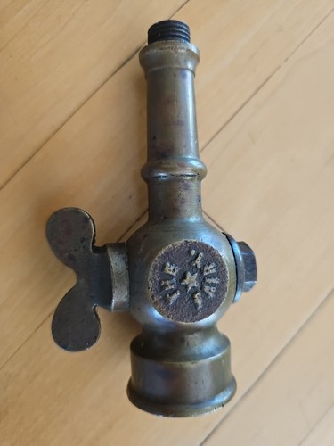 Antique Fairy Brass Garden Hose Nozzle ? What Is It - Picture 3 of 9