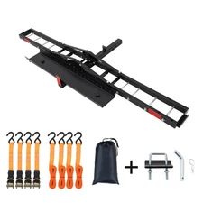 Motorcycle Hitch Carrier 600LBS, Heavy Duty Dirt Bike Hitch Carrier for Cars
