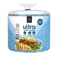 Member's Mark Ultra Dinner Paper Plates, 10" (204 ct.) Great Price