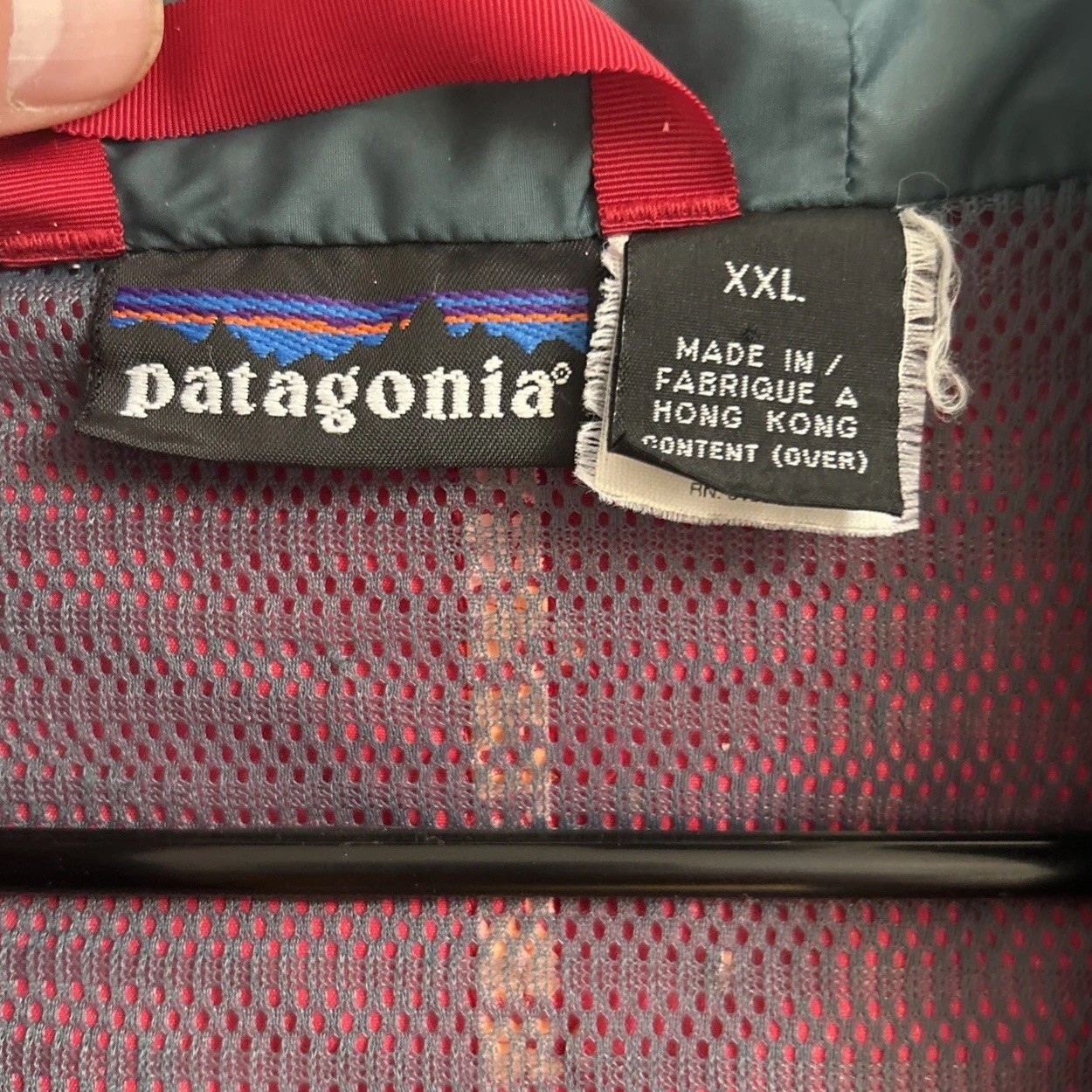 Patagonia Guide Jacket XXL Red Hong Kong Vintage Waterproof Shell Double Zipper thumbnail 6
