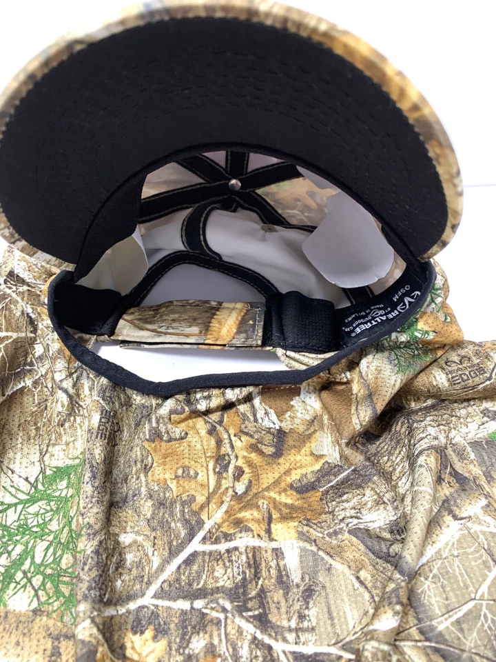 RealTree Camo Men Baseball Hat Cap Face Mask 13" Neck & Face Gaiter New - Image 3 of 4