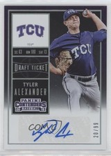 2015 Panini Contenders College Draft Ticket 20/99 Tyler Alexander #45 Auto 0r4