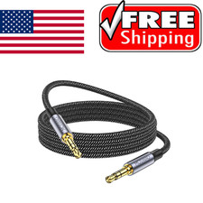 3.5mm Aux Cable 3.28FT Nylon Braided Stereo Audio Jack Male to Male Cord