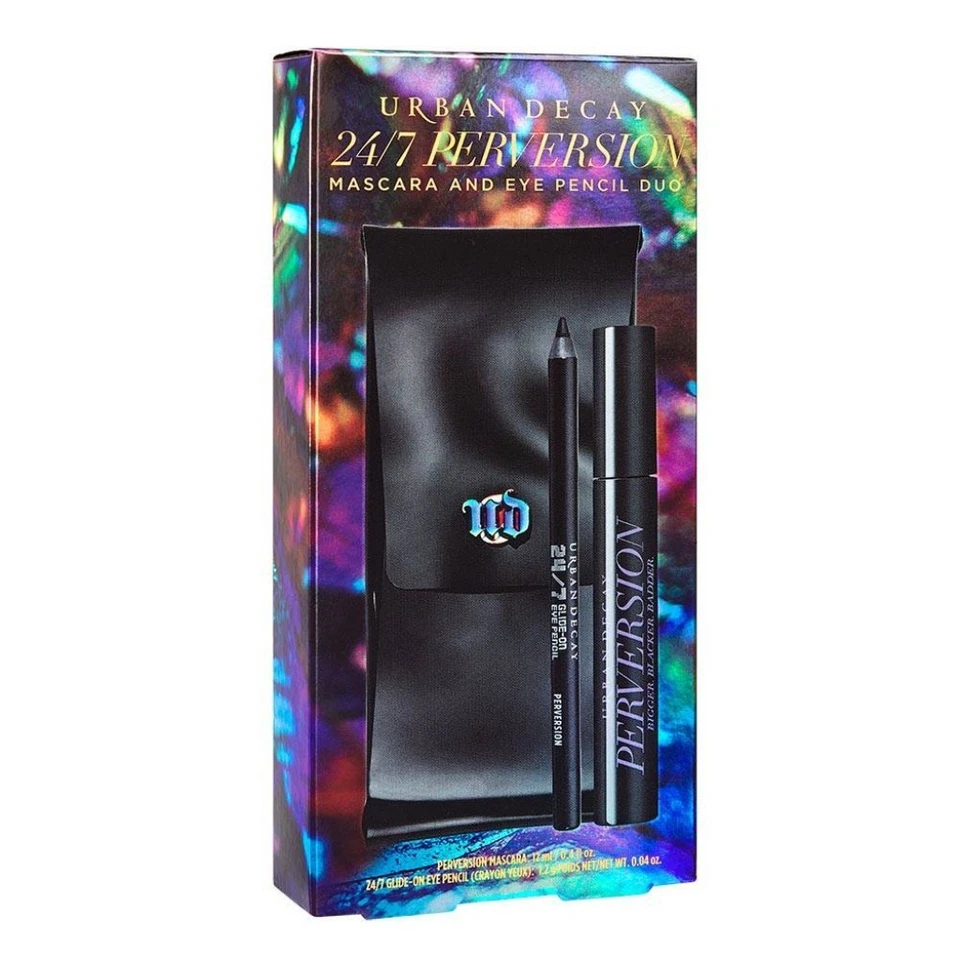 Urban Decay 24/7 Perversion Mascara und Eye Pencil Duo mit Etui - Neu in Box