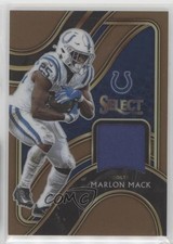 2020 Panini Select Select Swatches Copper Prizm 37/49 Marlon Mack #SS-MMA 10y3