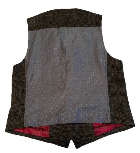 Gilet gilet Ted Baker London Rythway lana spina di pesce vecchio stile taglia 5 - Foto 2 di 12