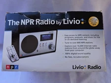 The NPR Radio by Livio LV002 Public Broadcasting Complete MINT