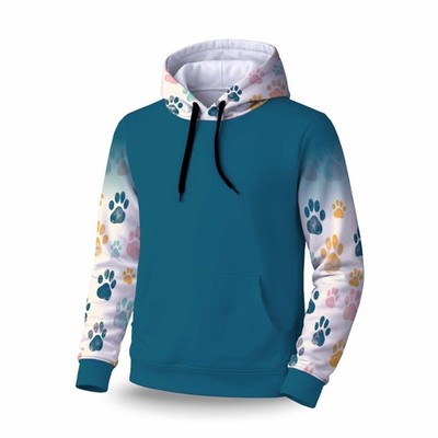 Cute Paws Sleevie Pullover Hoodie | Cozy Apparel Style
