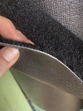 Luxury Black PVC backed nylon Landrover Defender carpet sold by the M Width 1.5m