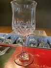 VINTAGE LONGCHAMP CRISTAL D'ARQUES 6 OZ.  WINE  GLASSES 6 1/2" TALL  FRANCE (12) — photo 2