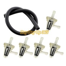 Compact Clear Inline Fuel Visu-filter 90 Degree 58 X 14 Motorcycle 69 Line