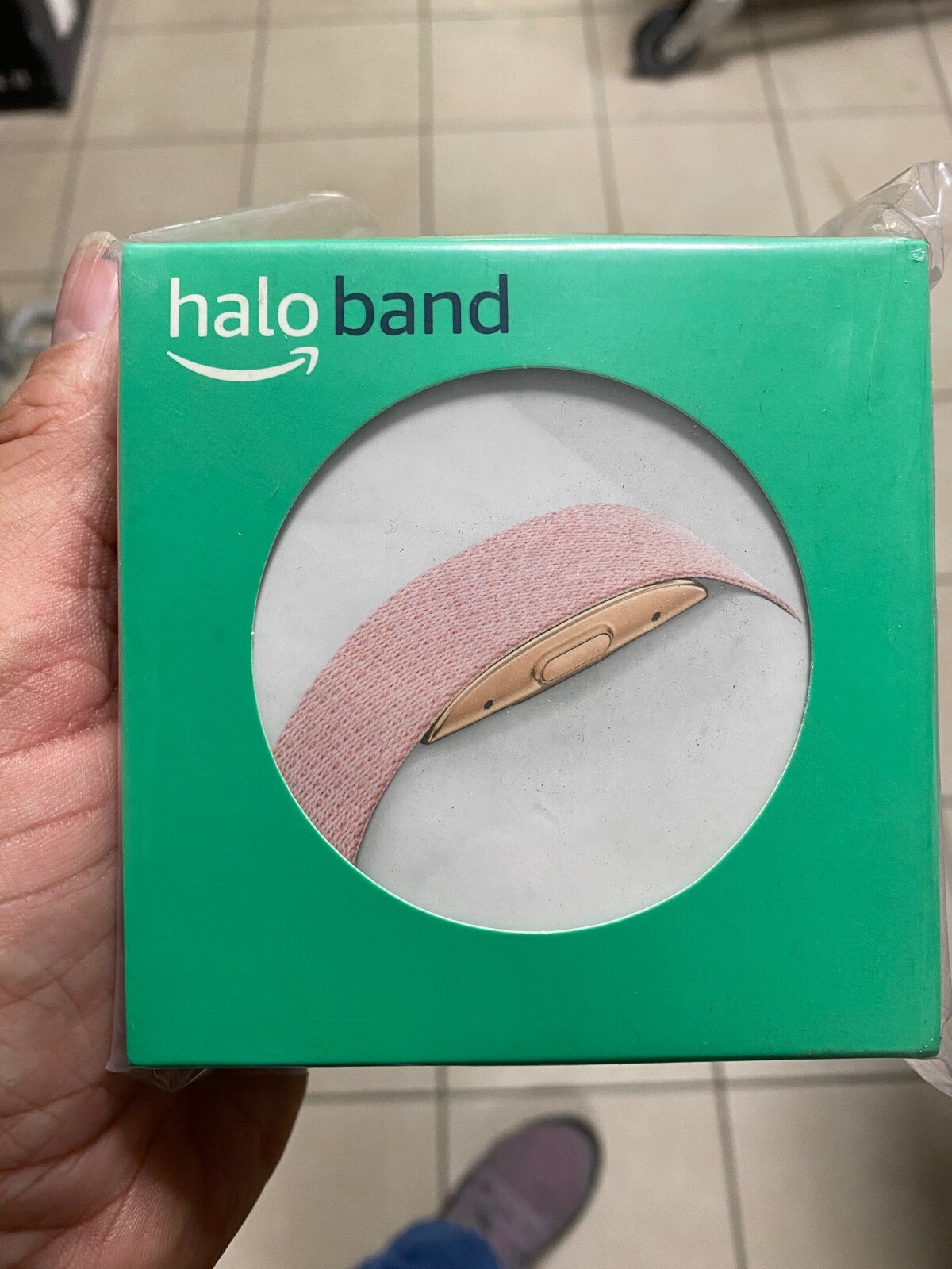 BRAND NEW Amazon Halo Band Activity Tracker Blush/Rose Gold, Small