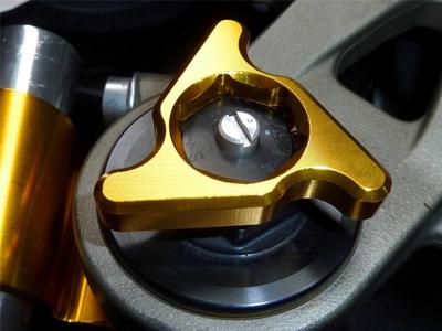 FORK PRE LOAD ADJUSTERS GOLD 14MM Kawasaki ZX10R ZZR1400