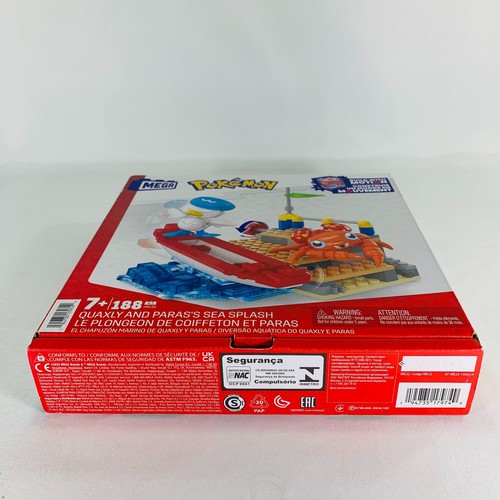 Pokémon Quaxly & Paras's Sea Splash HRL52 NUEVO EN CAJA Mega Blox - Imagen 7 de 10