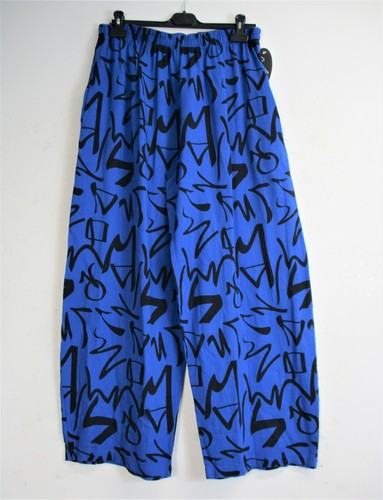 LAGENLOOK LADIES 50% LINEN&COTTON BLEND SUMMER PANTS POCKETS ONESIZE:PLUS(16-20) - Picture 5 of 40
