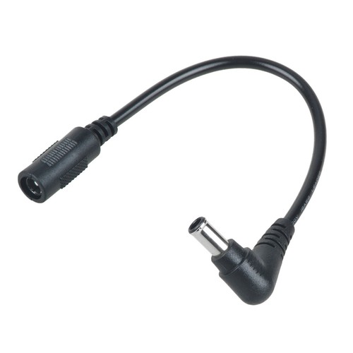 5.5mm 2.1mm Female to 6.5mm 4.4mm Male Elbow DC Plug Adapter Cable Pin inside - Picture 5 of 5