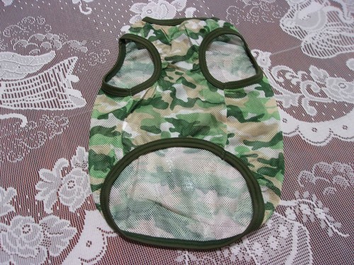 Hundeshirt, durchsichtig Mesh Camouflage, Small**(Größendetails lesen) - Bild 5 von 6