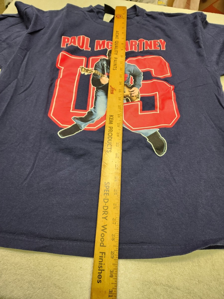 00s giant \"Paul McCartney\" Tee バンドt Men's Vintage Giant Tag Paul Mccartney US Tour 2005 T-shirt