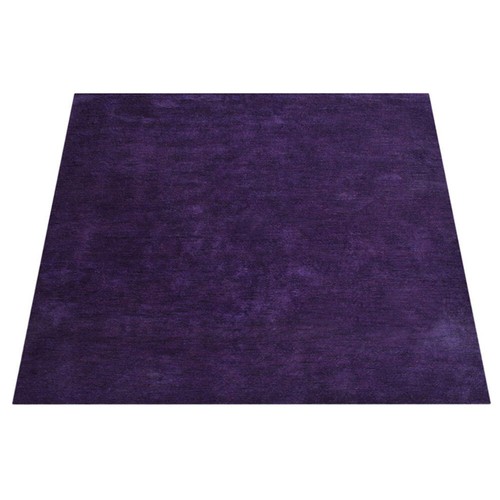 Eco-Friendly Eco-Friendly Hand Knotted Loom Silk Area Rug Solid Purple BBLS0111 - Picture 58 of 106