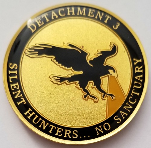 AREA 51 CIA AF Special Projects DET 3 Silent Hunters Magic Carpet Ride Coin - Picture 2 of 5