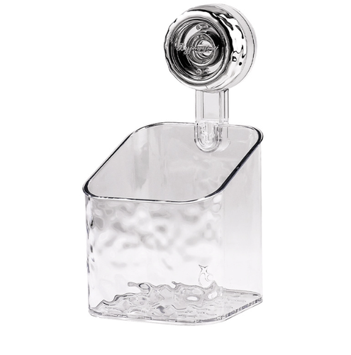 Grip Shelf for Bathroom, Shower Caddy Suction Cup Storage Rack,Clear Acrylic - Picture 11 of 14