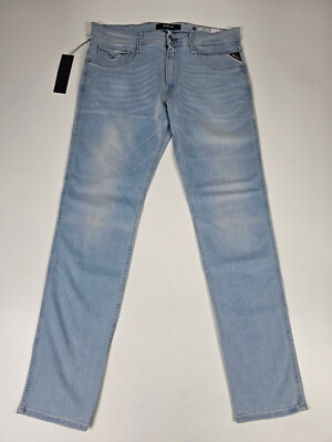Replay Anbass  Stretch denim  Jeans Hose light blue Größe 36/32