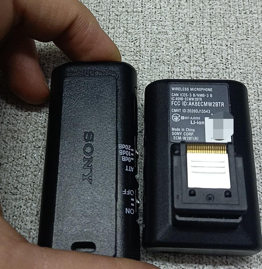 SONY　ECM-W2BT Sony ECM-W2BT Digital Bluetooth Wireless Microphone System ECM-W2BT