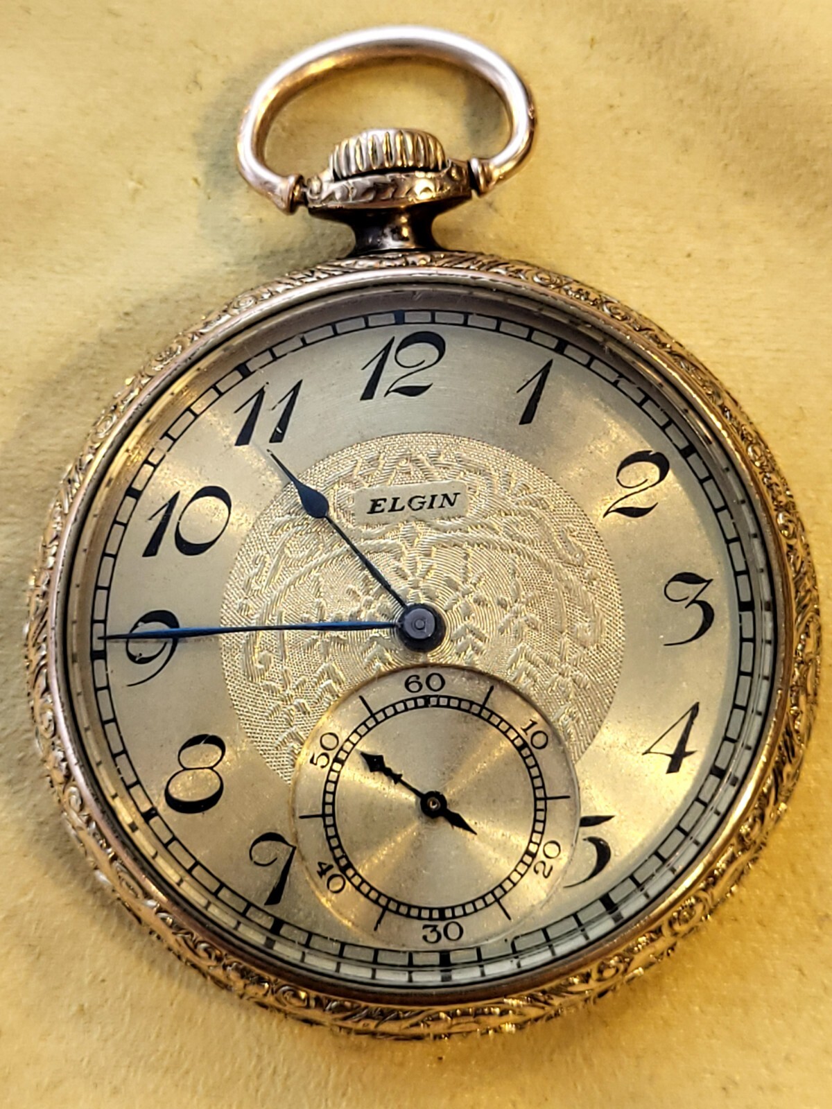 Gold Filled Elgin Pocket Watch How To Open 1915 Elgin Jewel Open