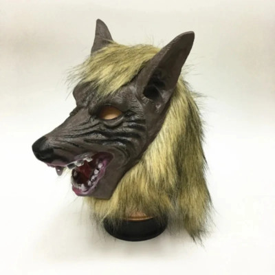  Horror Werwolf Kostüm: Halloween Cosplay Wolf Maske, Krallen, Handschuhe, Gruseliger Kopf